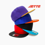 OTTO-H0978   ウールブレンド フラットバイザーキャップ (スナップバック)