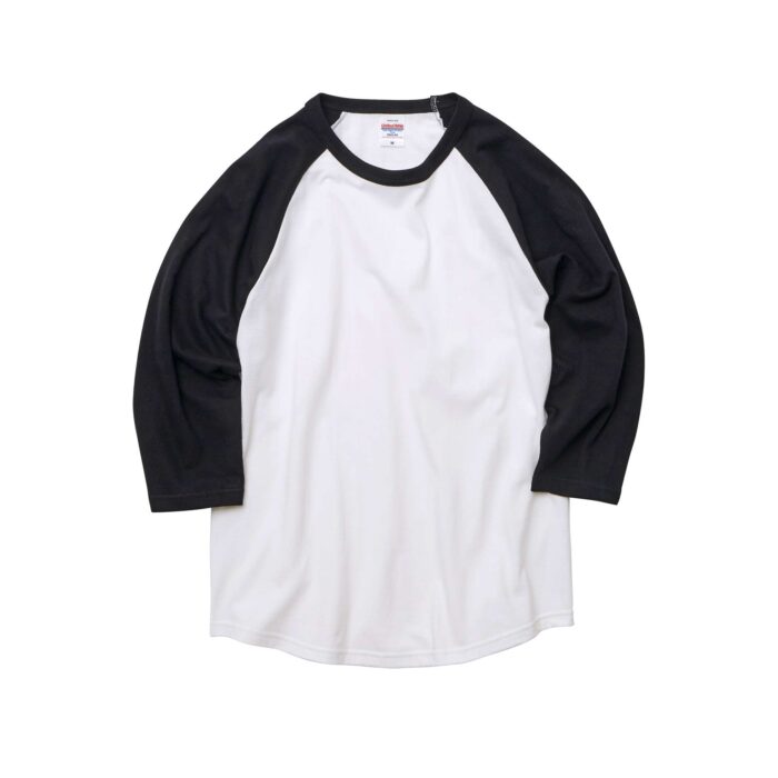 【5045-01】5.6oz ラグラン 3/4スリーブ Tシャツ - 画像 (1)
