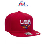 OTTO-H1038   コットンツイルフラットバイザーキャップ